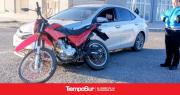 Un motociclista hospitalizado tras choque