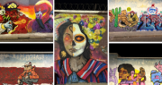 Desierto en Colores en Arica: Arte, hip hop y comunidad transforma muro junto al cementerio
