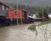 Inundaciones en Puerto Tranquilo generan críticas en la comunidad: No se actuó de manera rápida