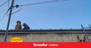Quince asistencias por viento intenso: Bomberos trabajaron en distintos puntos de la ciudad