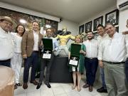 Añez, Camacho y Pumari recibieron reconocimientos del Comité pro Santa Cruz