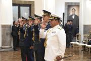 Paz posesiona al nuevo Alto Mando Militar; Hugo Balderrama es el comandante de las FFAA