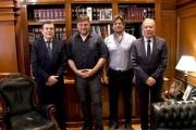 Santoro elogió la gestión de Zamora tras un encuentro en Casa de Gobierno