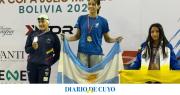La nadadora sanjuanina que pidió ayuda para poder competir en Bolivia, tuvo premio: ganó la Copa Pacífico