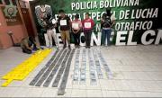 Interceptan volqueta con 145 paquetes de cocaína de alta pureza en la ruta La Paz–Beni