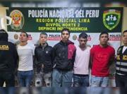 Capturan a cinco criminales venezolanos en Perú: tenían armas y explosivos