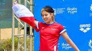 Empezó a nadar para superar su timidez y hoy brilla a nivel internacional: La historia de Eloísa Godoy, figura emergente de 15 años