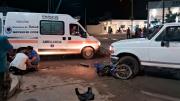 Añatuya: dos motociclistas fracturados al ser embestidos por una camioneta