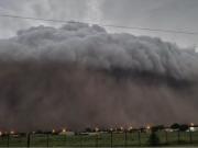 La enorme nube negra que cubrió la ciudad de General Villegas y causó miedo