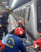 Hombre de 70 años cayó a los rieles del Metro de Caracas