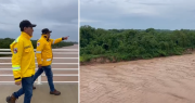 Porongo activa emergencia tras crecida del río Piraí y evalúa suspender clases presenciales