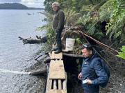 Sernapesca fiscaliza extracción de puye a pequeña escala en Raúl Marín Balmaceda