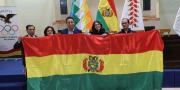 Vicepresidente entrega la Bandera Nacional a deportistas rumbo a los Juegos Bolivarianos Lima-Ayacucho 2025