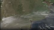 Una gran nube de polvo proveniente de la Patagonia avanza hacia el AMBA: alertan por su impacto en la salud