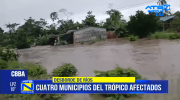 Lluvias causan inundaciones en cuatro municipios de Cochabamba y dejan cientos de damnificados