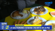 En La Paz, benianos celebran los 183 años de Beni con gastronomía tradicional