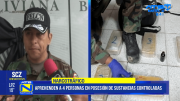 Cuatro personas son aprehendidas por narcotráfico en operativo al norte de Santa Cruz
