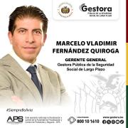 Gabriel Espinoza posesiona a Marcelo Fernández como nuevo Gerente General de la Gestora Pública