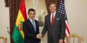Bolivia y EEUU trabajan en temas de visado, cielos abiertos y apoyo en economía y medicina
