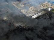 Avanza la investigación por el incendio y explosión en el Parque Industrial de Ezeiza