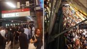 En plena hora punta: Usuarios reportan alta congestión de pasajeros tras cierre de 7 estaciones de Línea 1