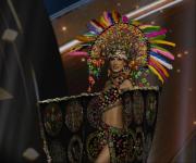 Yessica Hausermann luce en la preliminar del Miss Universo un traje inspirado en la diosa inca Mama Ocllo