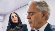 Video: así fue el detrás de escena de los ensayos entre Andrea Bocelli y Nicki Nicole