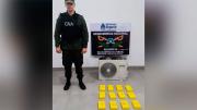 Secuestraron más de 12 kilos de cocaína ocultos dentro de un aire acondicionado en Salta