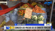 Precios de la canasta familiar registran variaciones en el mercado Rodríguez