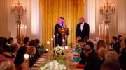 Trump reunió a las celebridades más poderosas del mundo en una cena de gala con el príncipe saudí