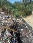 Se incendió la basura en Los Cascabeles