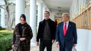 EN VIDEO: La caminata entre Donald Trump y Cristiano Ronaldo por los pasillos de la Casa Blanca