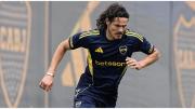 Edinson Cavani se entrenó a la par del plantel de Boca: ¿vuelve a la titularidad?