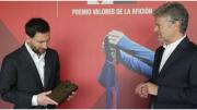 Lionel Messi fue premiado como el jugador más querido en la historia del Barcelona