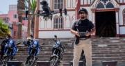 Arica refuerza su seguridad: Nuevos drones con cámara térmica y motos ya patrullan la ciudad