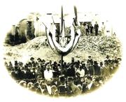 Recuerdos fotográficos: 1908. Colocan la piedra basal de la Casa de Gobierno