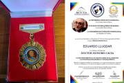 Distinguen con el título de Doctor Honoris Causa al Dr. Llugdar