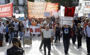 Jubilados volvieron a marchar al Congreso y a Plaza de Mayo