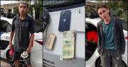 Dos iphones, un baper y dinero en efectivo: el botín de tres ladrones que robaron en una casa de Pocito
