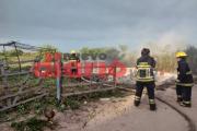 Bomberos controlaron un principio de incendio en una vivienda del barrio España
