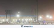 Así se vio el fuerte viento que llegó al Estadio del Bicentenario