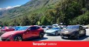 Exclusivas Ferrari legaron al Glaciar Perito Moreno en medio de la polémica
