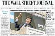Wall Street Journal desnuda el derrumbe del supuesto salvataje de 20 mil millones a Milei