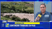 Trabajos en Pojo buscan habilitar pasos provinciales tras daños por mazamorra