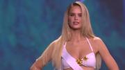¡Se lució! Así fue el paso en bikini de Inna Moll en la final del Miss Universo 2025