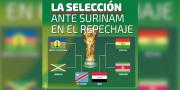 La selección ante Surinam en el repechaje