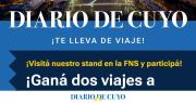 Acercate al stand de DIARIO DE CUYO y participá del sorteo por dos viajes a Buenos Aires para vos y un acompañante