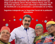 IVSS pagará este #21Nov la pensión de diciembre y el segundo mes de aguinaldo