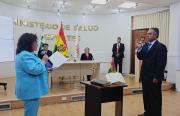 Posesionan a Roberto Bustamante como viceministro de Deportes y apuntan que La Paz sea sede de los Bolivarianos