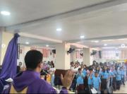 Misa y hora santa en la iglesia de Pariata por el sector educativo